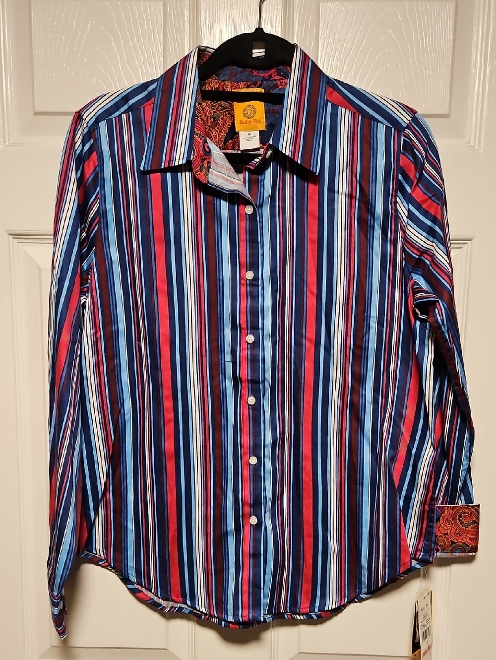 Ruby Rd. Tailored Striped Shirt